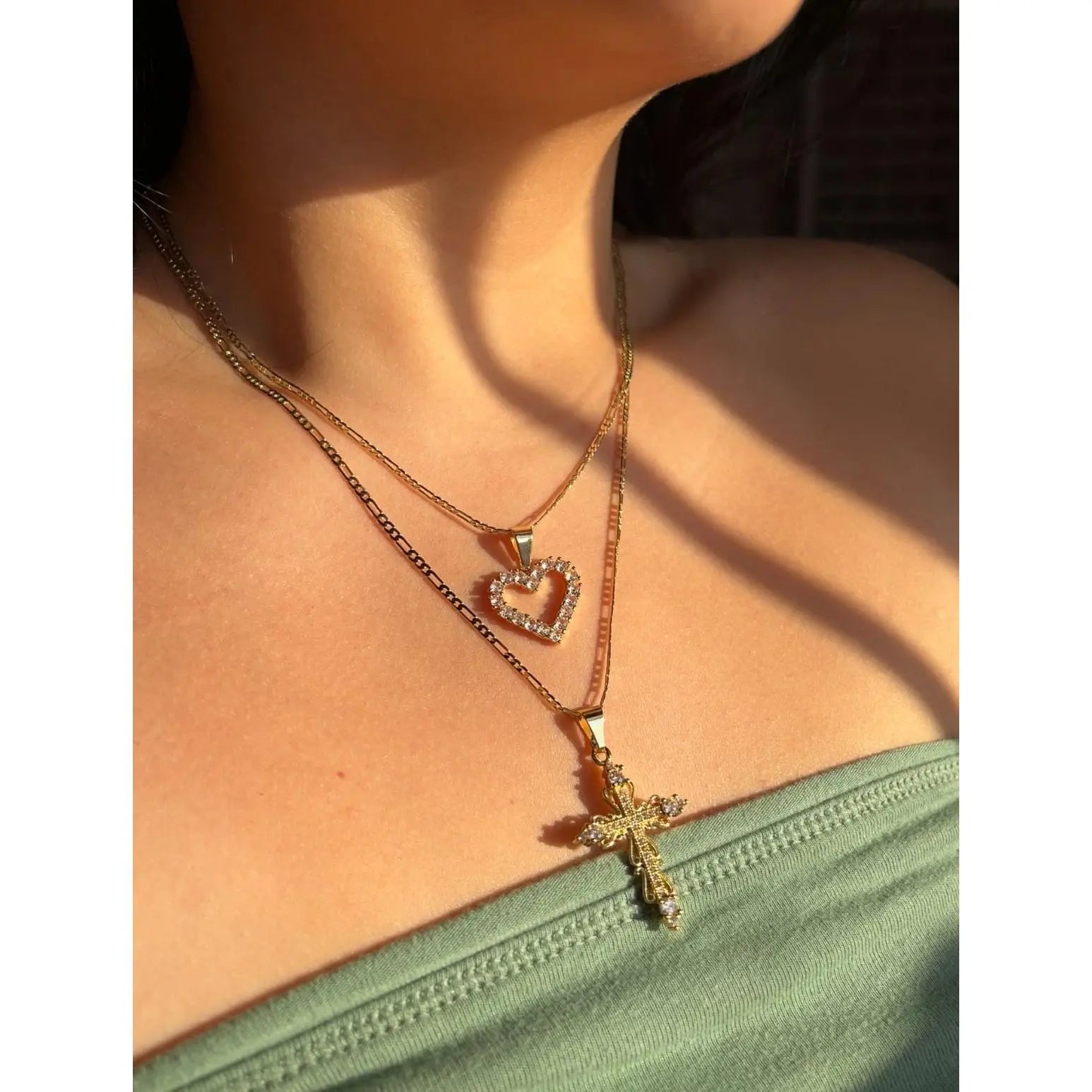 Icy Heart Necklace