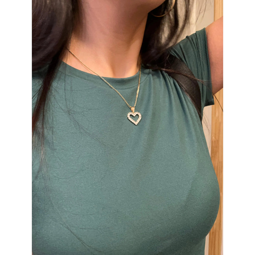 Icy Heart Necklace