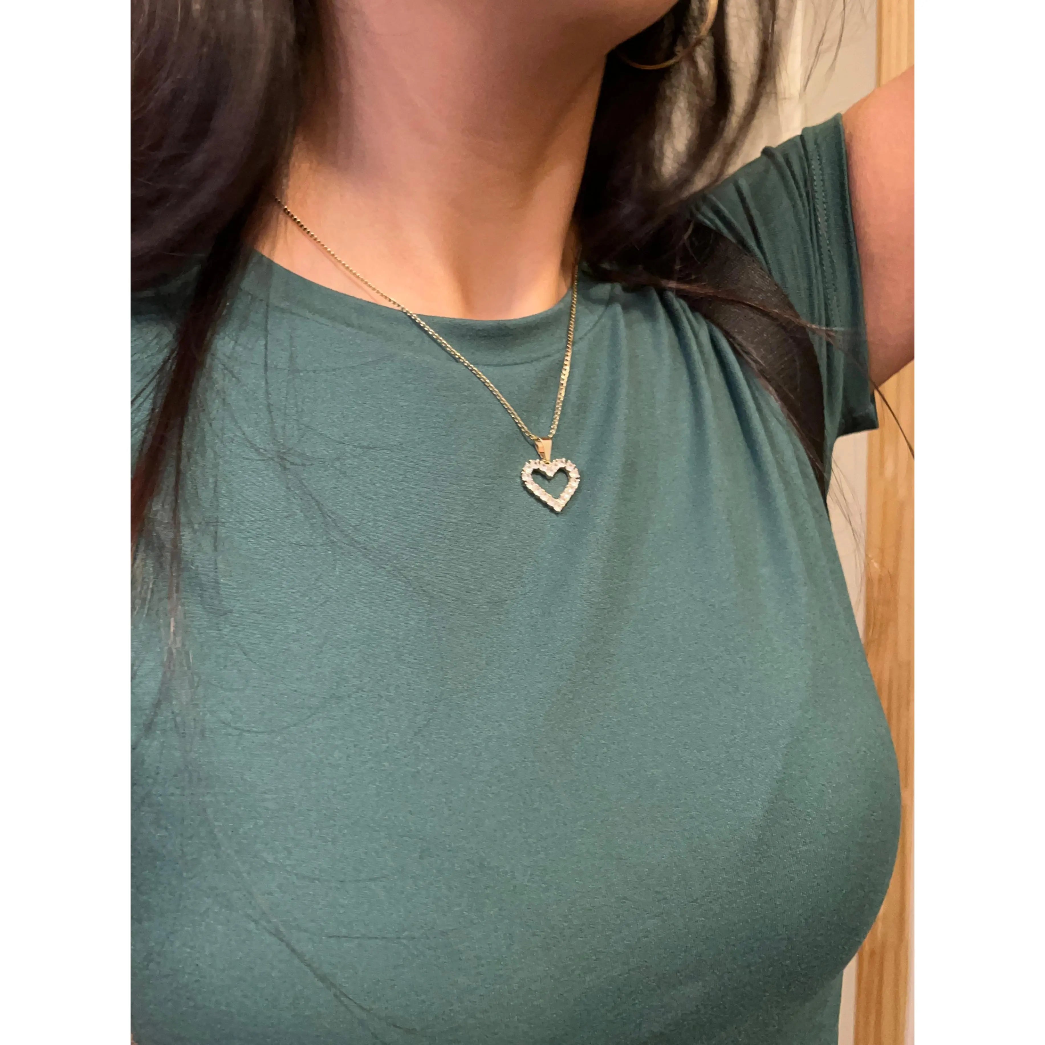 Icy Heart Necklace