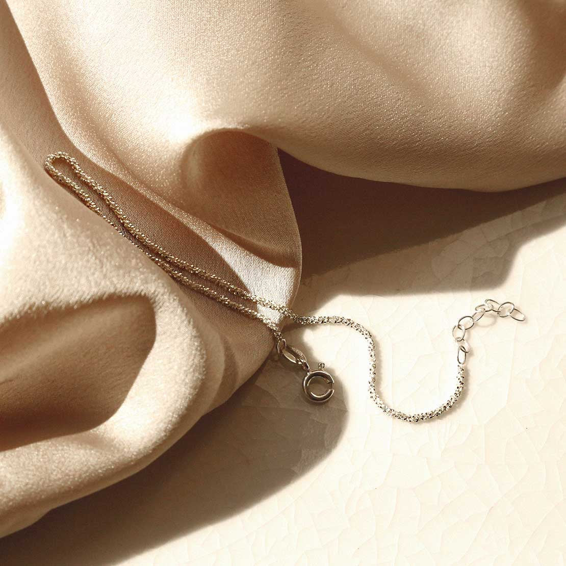 Sterling Silver Margarita Bracelet • Simple Dainty Chain Bracelet • Hand-Finished Silver Jewellery for Women 925 Silver Jewellery