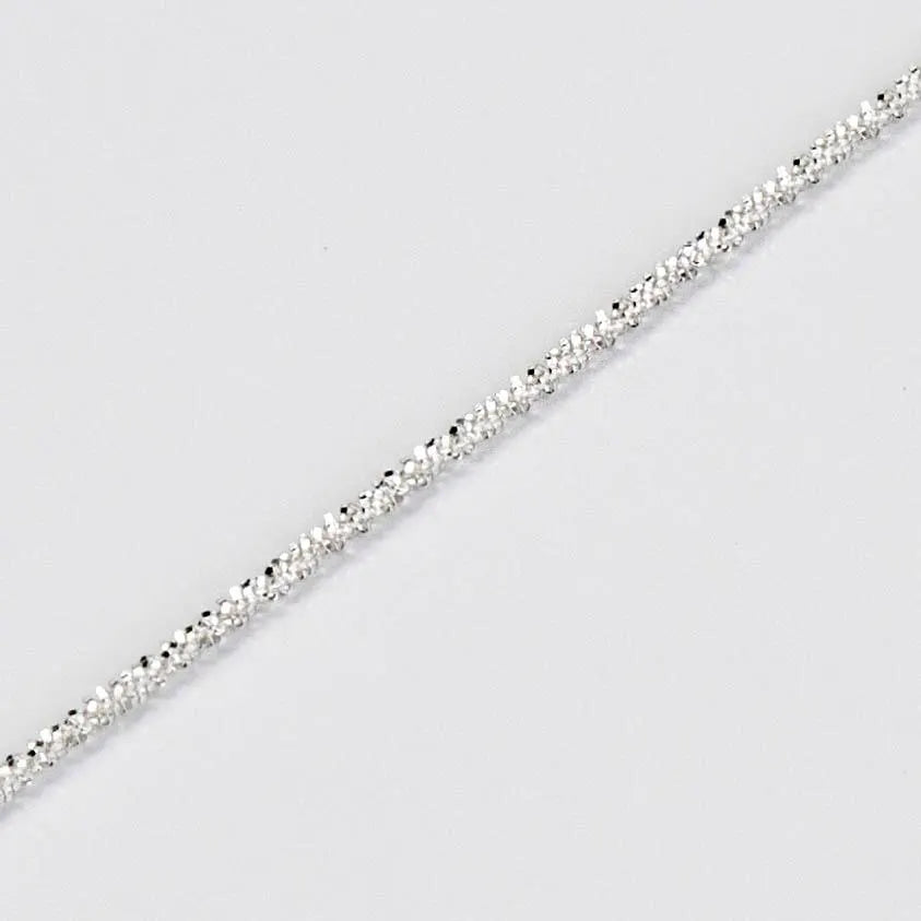 Sterling Silver Margarita Bracelet • Simple Dainty Chain Bracelet • Hand-Finished Silver Jewellery for Women 925 Silver Jewellery