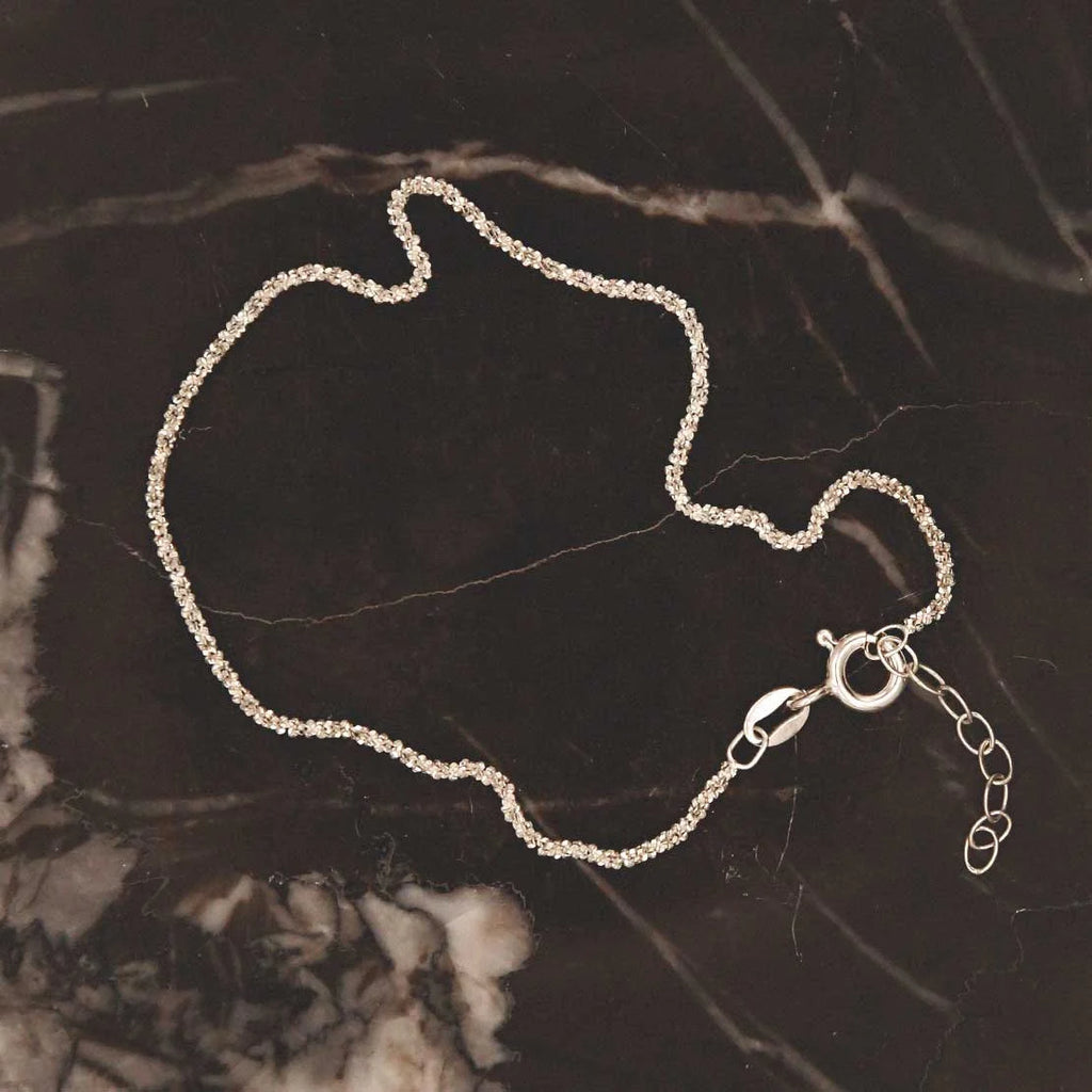Sterling Silver Margarita Bracelet • Simple Dainty Chain Bracelet • Hand-Finished Silver Jewellery for Women 925 Silver Jewellery