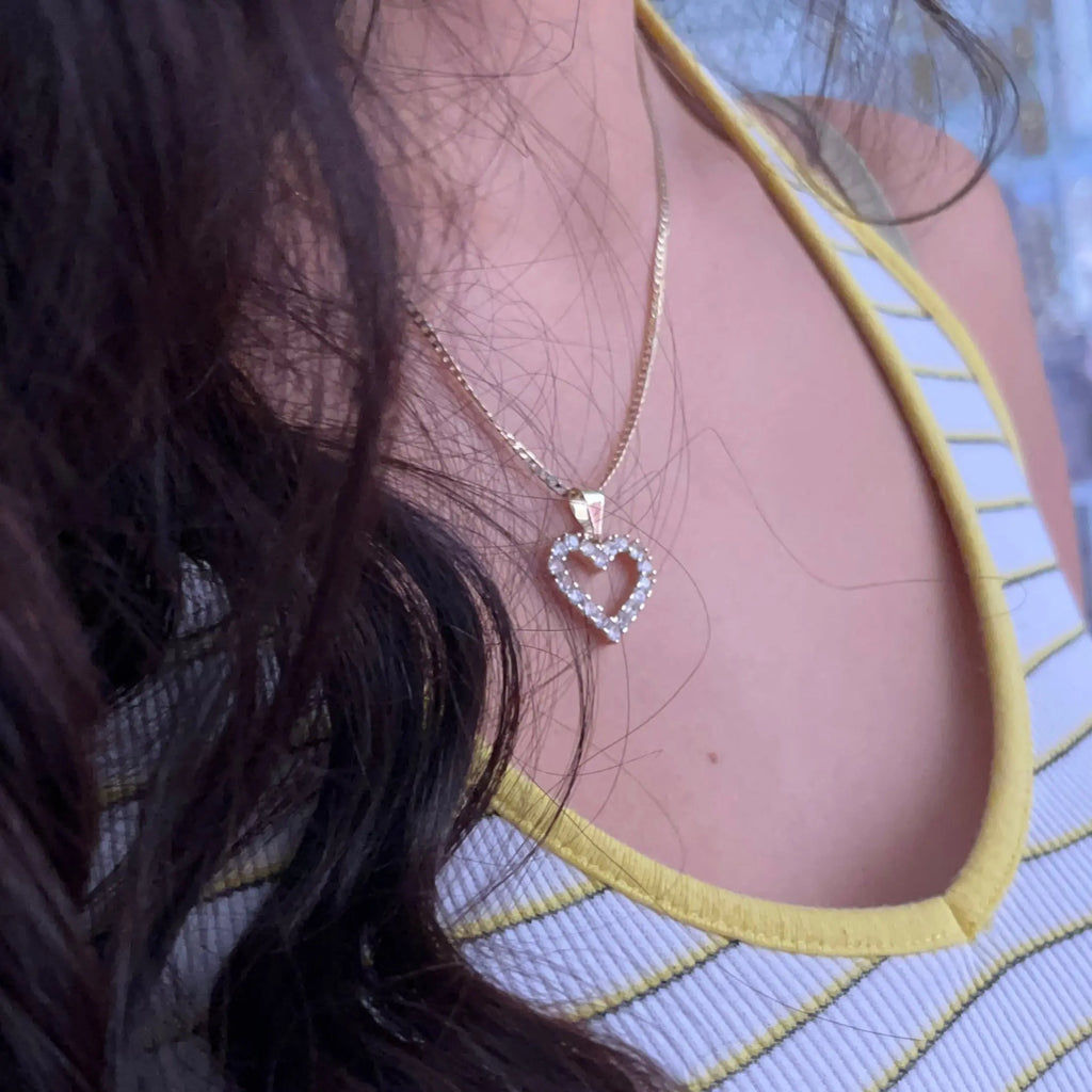 Icy Heart Necklace